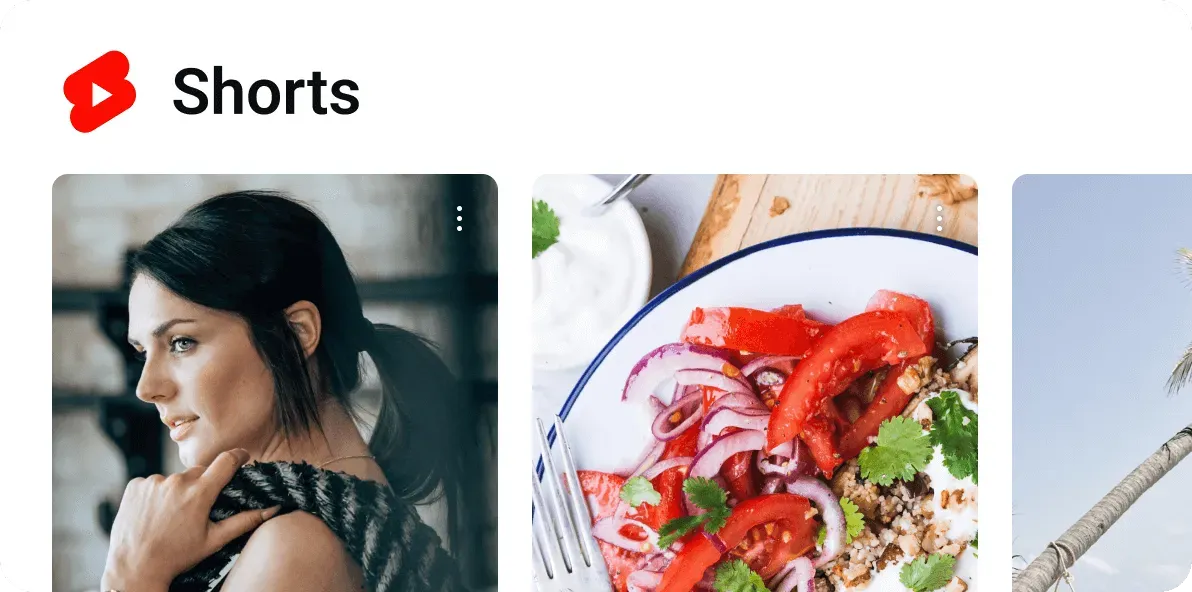 YouTube shorts